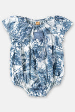 Load image into Gallery viewer, SUNBATHING FOR BABY GIRL WITH TROPICAL PRINT