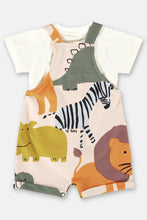 Load image into Gallery viewer, BABY BOY OVERALLS & BODYSUIT SET