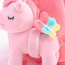 Load image into Gallery viewer, Standing Unicorn Backpack - Detachable Doll - Pink