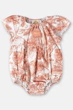 Load image into Gallery viewer, SUNBATHING FOR BABY GIRL WITH TROPICAL PRINT
