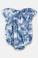 Load image into Gallery viewer, SUNBATHING FOR BABY GIRL WITH TROPICAL PRINT
