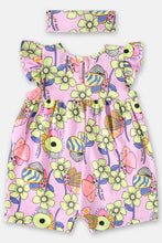 Load image into Gallery viewer, BABY GIRL JUMPSUIT &amp; HAIRBAND SET
