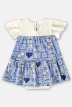 Load image into Gallery viewer, BABY FLARED SHORT SLEEVE BODYSUIT DRESS
