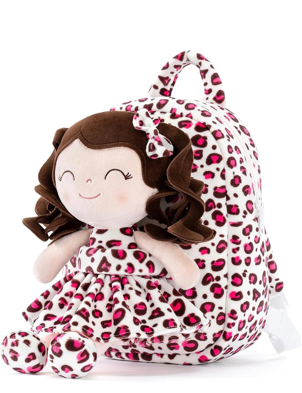 Curly Girl Backpack - Detachable Doll
